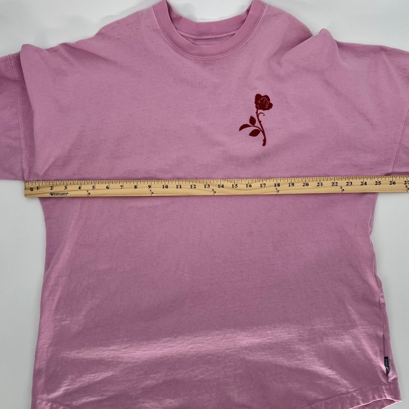 Disneyland Resort Womens Spirit Jersey Long Sleeve Top Pink Size L Rose Graphic - Picture 8 of 10